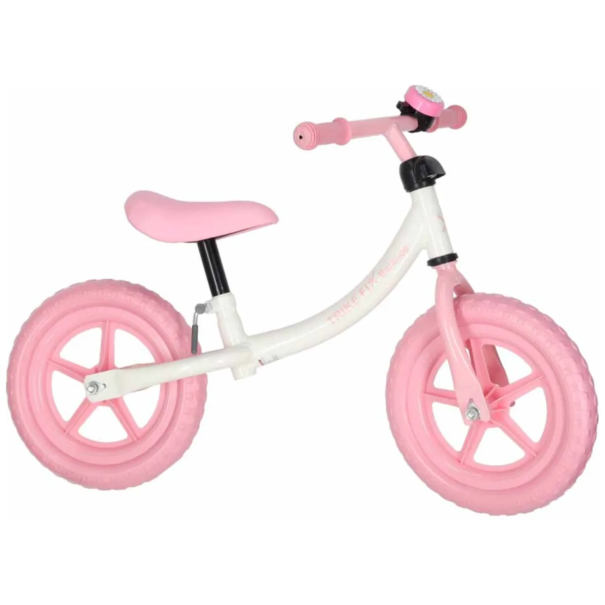 Rowerek biegowy Trike Fix Balance z dzwonkiem różowy - obrazek 8