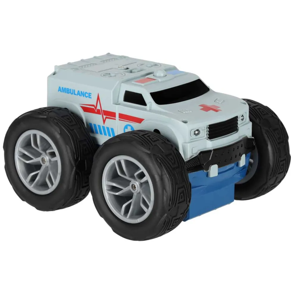 Samochód auto na pilota Revolt 2 Sided Rescue Racer mega transformacja obrót 360 4WD - obrazek 12
