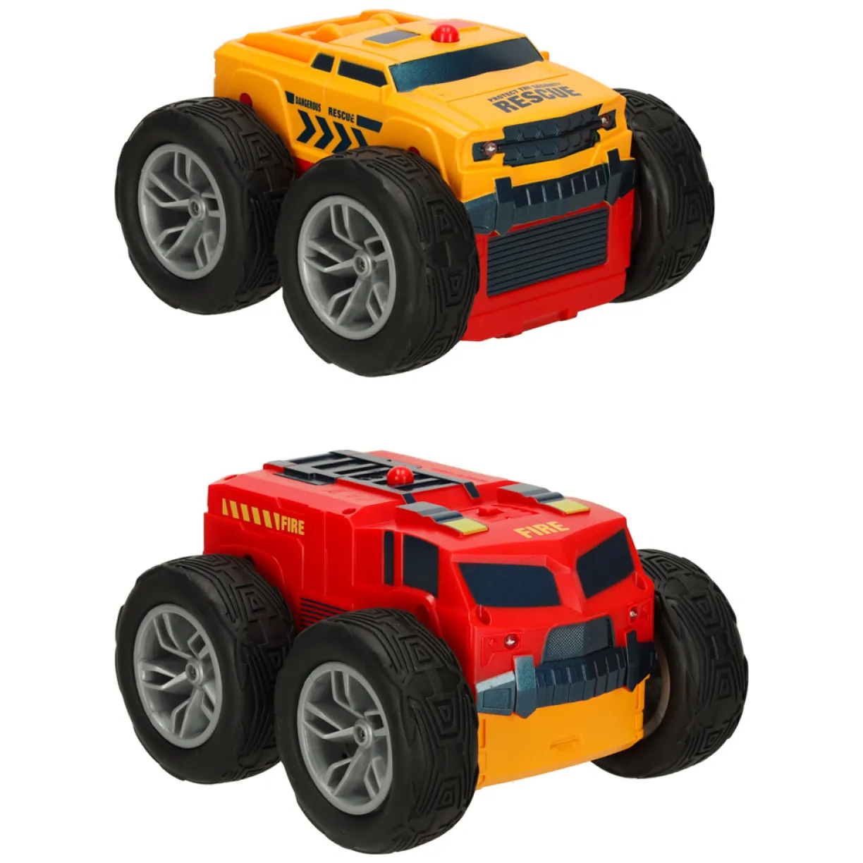 Samochód auto na pilota Revolt 2 Sided Rescue Racer mega transformacja obrót 360 4WD - obrazek 3