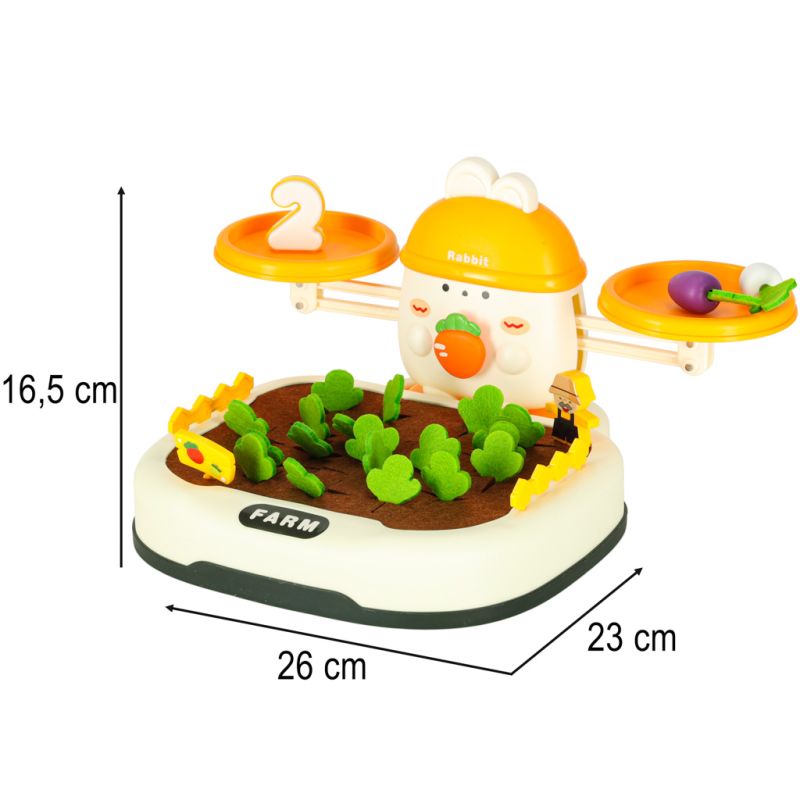 Gra planszowa zręcznościowa marchewkowe pole familijna gra dla dzieci - obrazek 16
