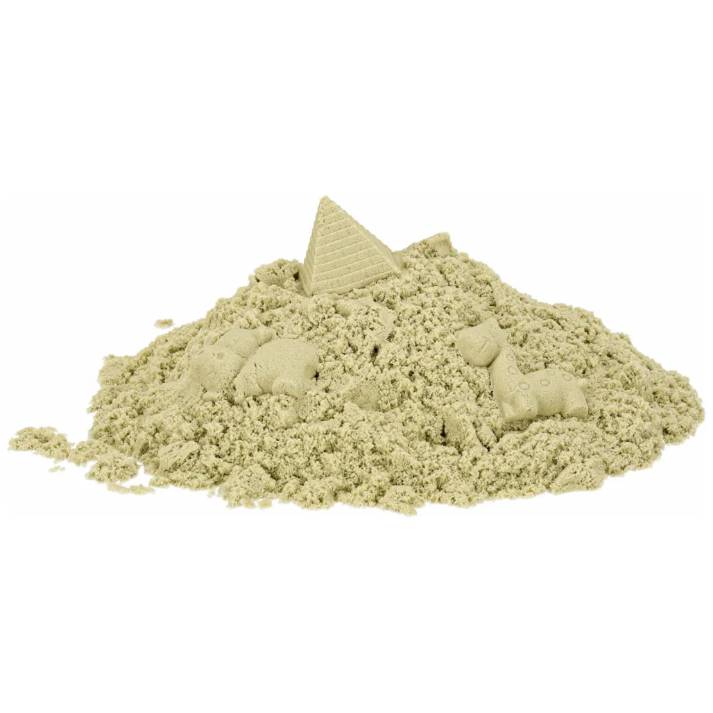 Piasek sensoryczny dla dzieci 1kg w woreczku naturalny beżowy - obrazek 2