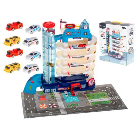 Parking garaż 5 poziomów elektryczna winda mata 8 aut