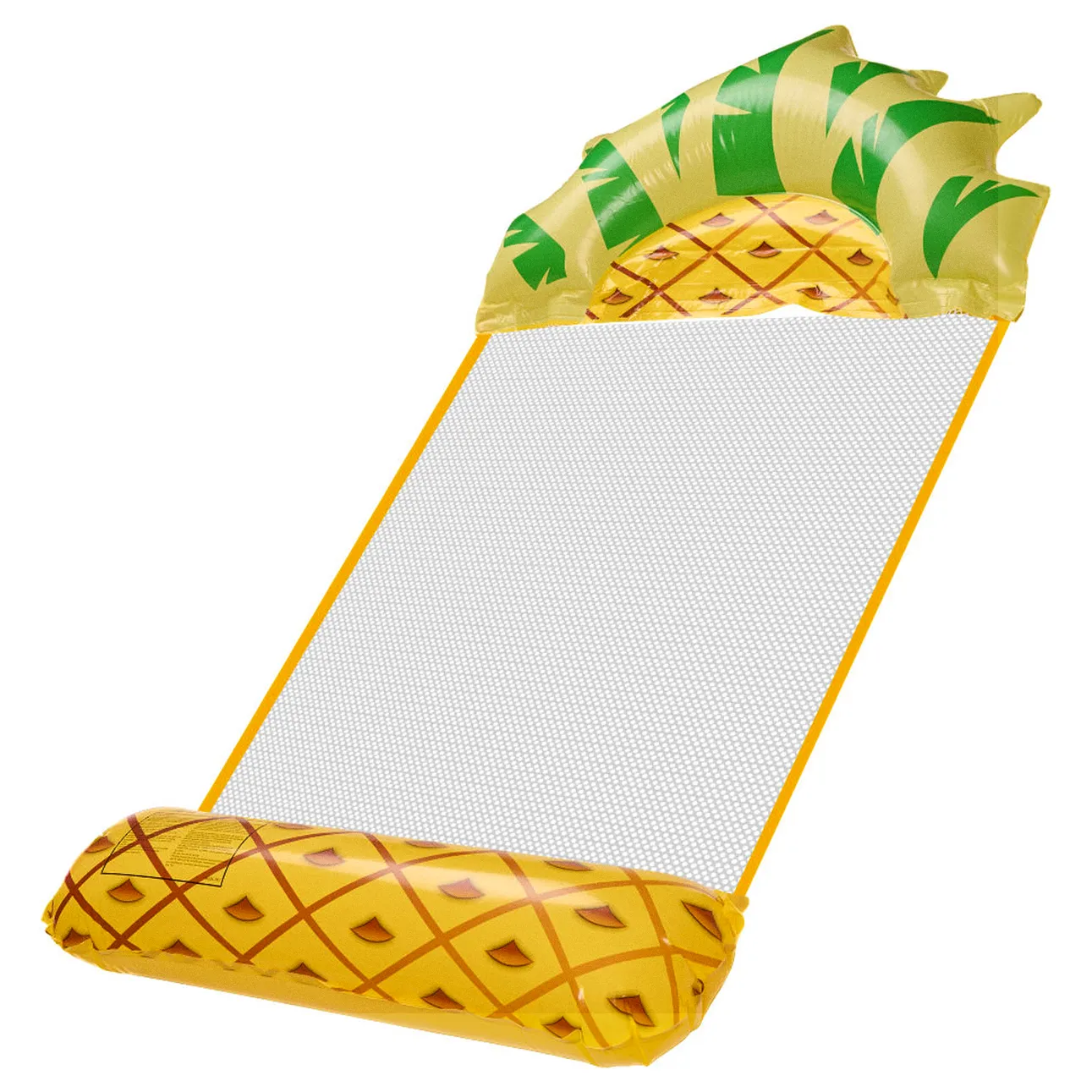 Materac dmuchany plażowy hamak wodny leżak fotel krzesło do pływania basenu ananas - obrazek 5