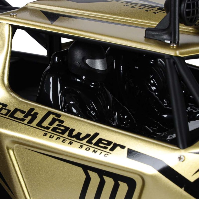 Samochód zdalnie sterowany 2,4GHz 1:8 51cm metal złoty - obrazek 9