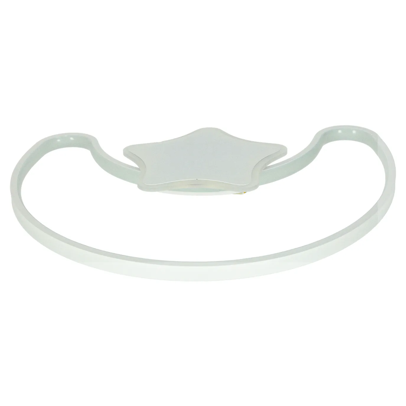 Lampa LED sufitowa plafon do pokoju dziecięcego ściemniana + pilot księżyc biała - obrazek 8