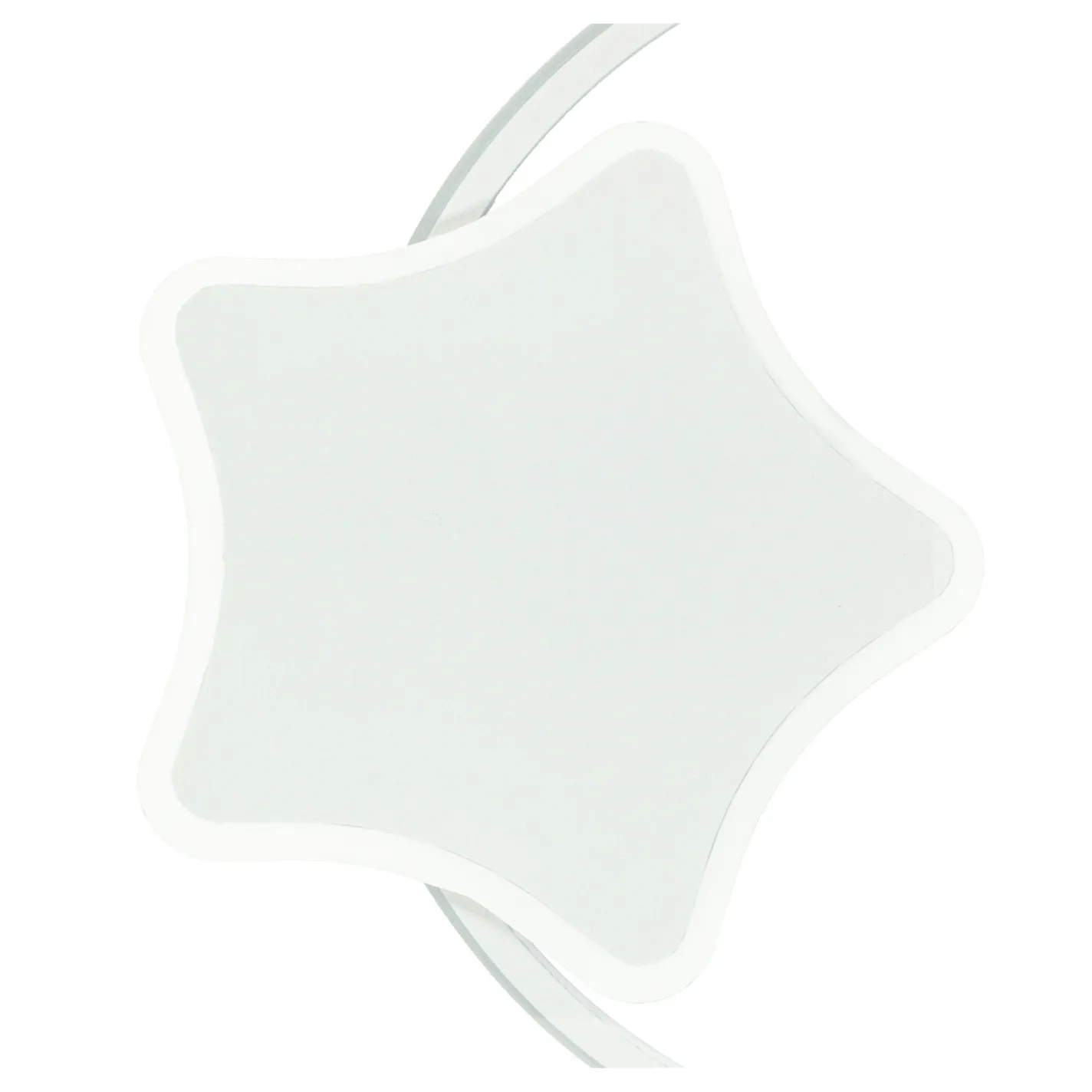 Lampa LED sufitowa plafon do pokoju dziecięcego ściemniana + pilot księżyc biała - obrazek 10