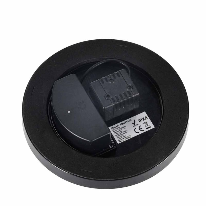 Fontanna solarna LUARO do oczka wodnego ogrodowa pompa pływająca LED RGB 16cm - obrazek 5