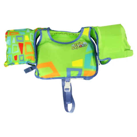 Kamizelka piankowa z rękawkami do pływania kapok dla dzieci 3-6 lat 19-30 kg BESTWAY 32174 zielona