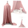 Baldachim kurtyna namiot tipi wiszący jasny róż
