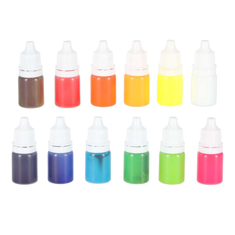 Malowanie na wodzie ebru zestaw kreatywny artystyczny akcesoria 12 kolorów - obrazek 7