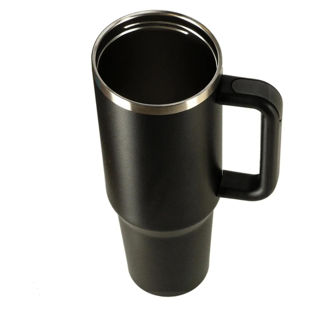 Kubek termiczny ze słomką i uchwytem termos 1200ml czarny - obrazek 7