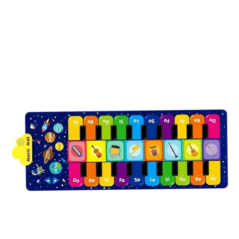 Mata do tańczenia dla dzieci interaktywna muzyczna 8 instrumentów 10 melodii