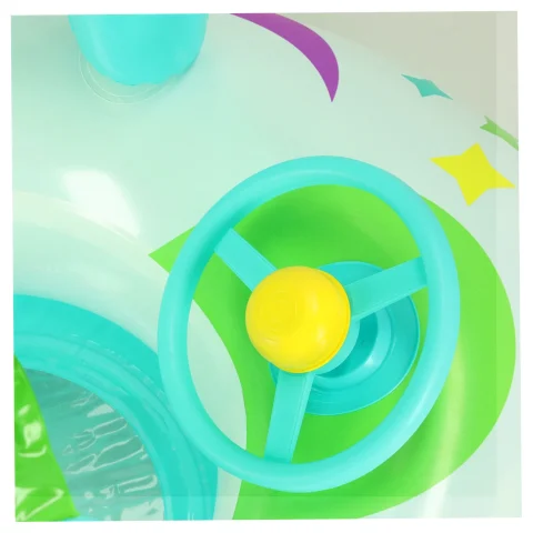 Kółko do pływania koło dmuchane z kierownicą pontonik dla dzieci z siedziskiem BESTWAY 34149