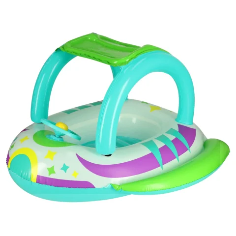 Kółko do pływania koło dmuchane z kierownicą pontonik dla dzieci z siedziskiem BESTWAY 34149