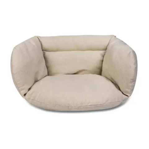 Poduszka LUARO na huśtawkę wiszącą bocianie gniazdo miękka ecru