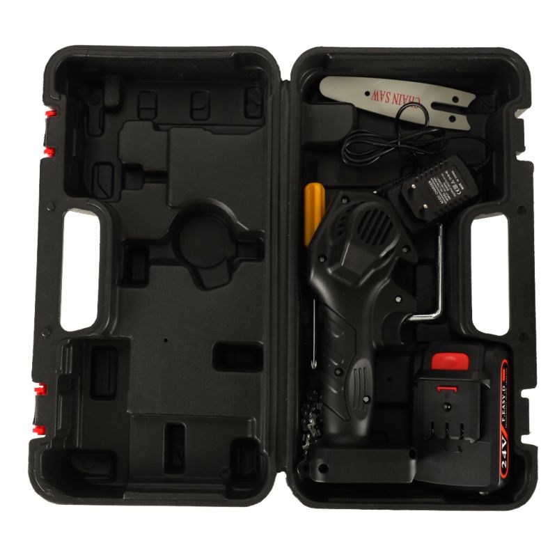 Piła łańcuchowa ręczna pilarka USB w walizce - obrazek 8