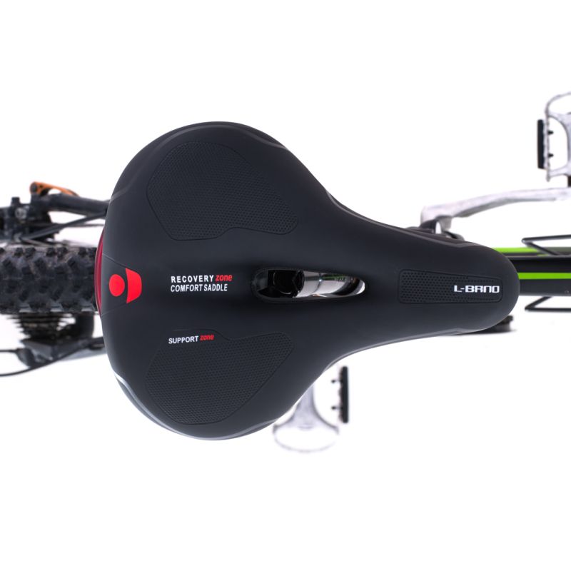 Siodełko rowerowe RALLEX sportowe wygodne pianka elastyczna lampka LED - obrazek 9