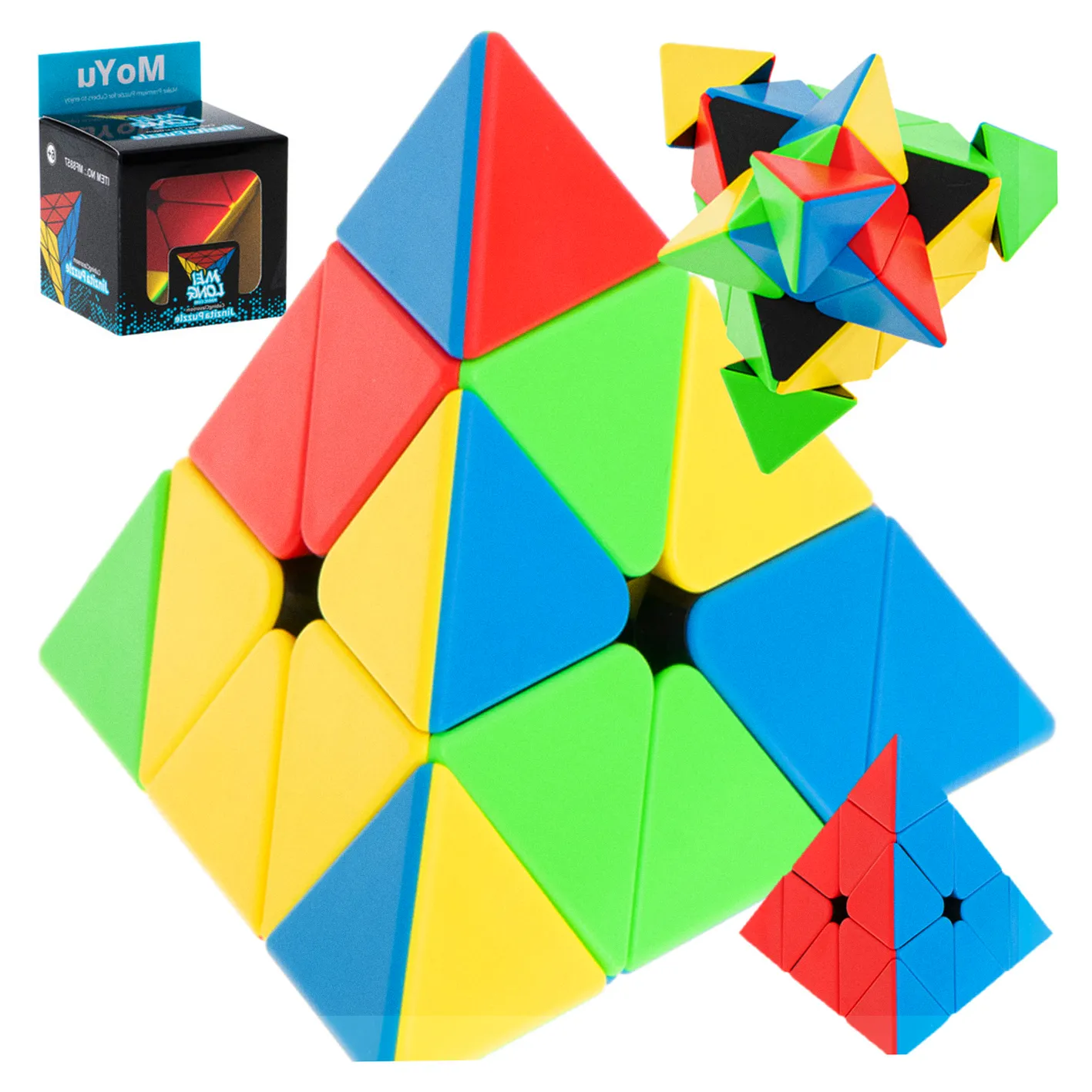 Gra logiczna piramida kostka łamigłówka MoYu - obrazek 7