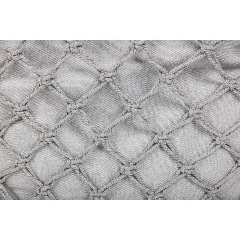 Huśtawka ogrodowa LUARO bocianie gniazdo z poduszką XXL szare 80cm 150kg - obrazek 6