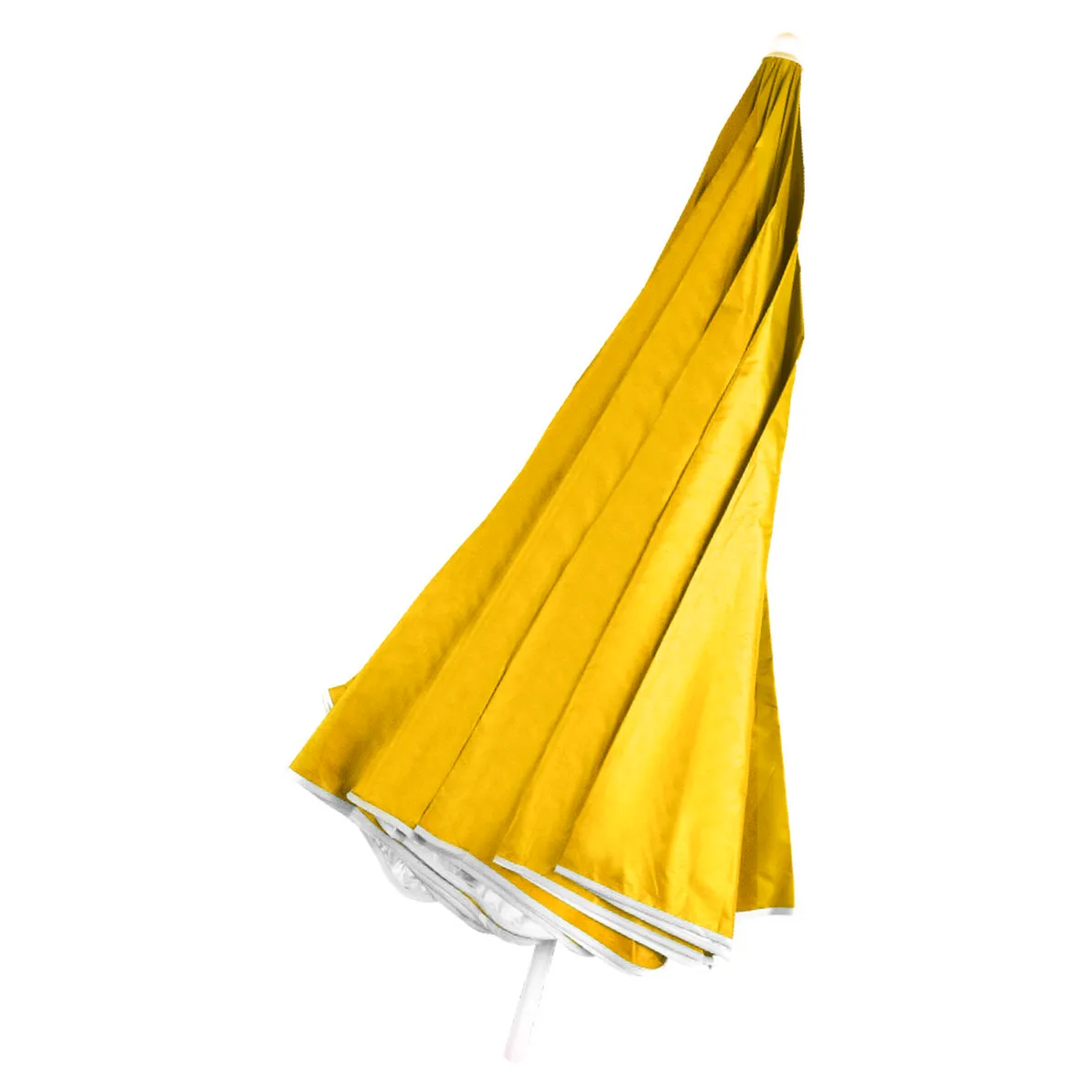 Parasol ogrodowy plażowy regulowany łamany składany UV 150cm żółty - obrazek 5