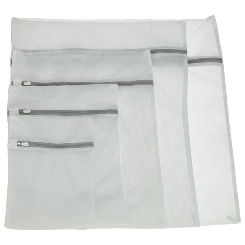 Worek siatka torba do prania bielizny ubrań spodni z zamkiem 9 szt - obrazek 6