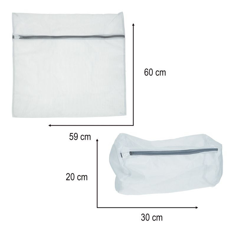 Worek siatka torba do prania bielizny ubrań spodni z zamkiem 9 szt - obrazek 7