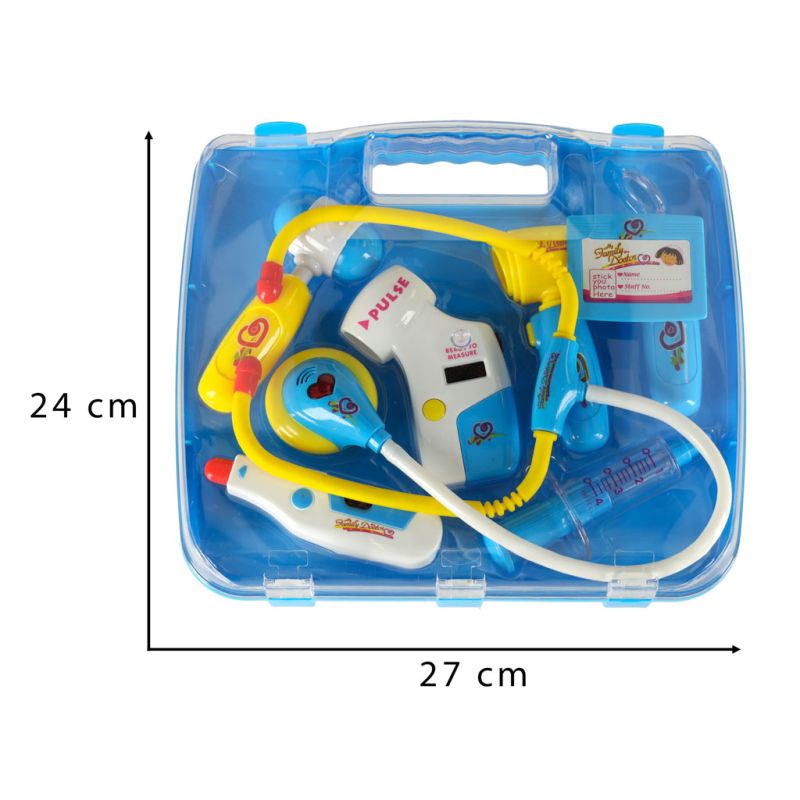 Zestaw lekarza w walizce DOKTOR +światła niebieski - obrazek 6