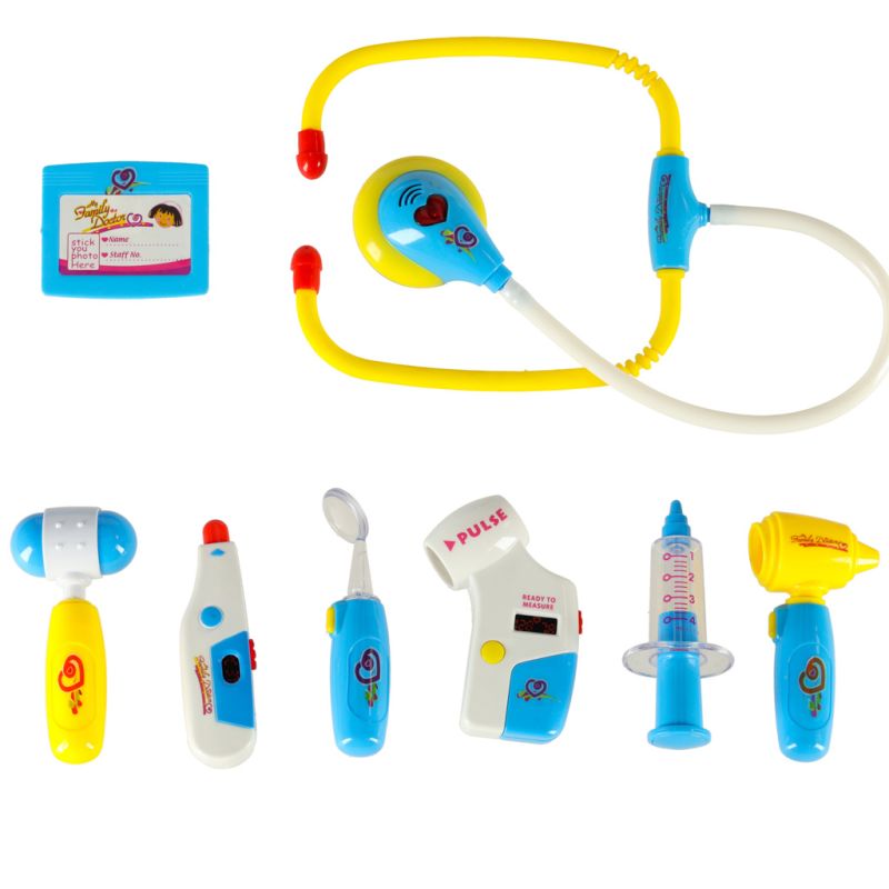 Zestaw lekarza w walizce DOKTOR +światła niebieski - obrazek 8