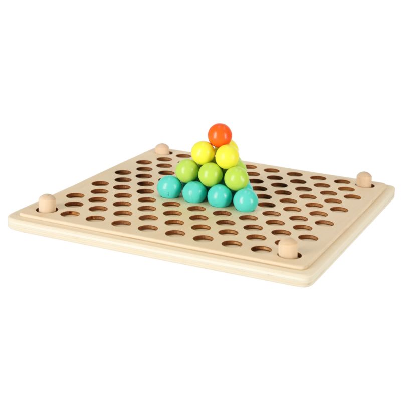 Układanka edukacyjna mozaika z kulek koraliki montessori 77 el. - obrazek 7