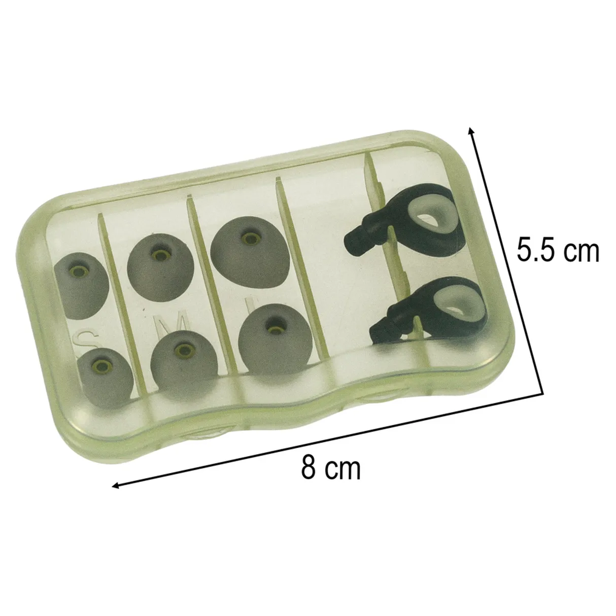 Zatyczki do uszu stopery silikonowe wyciszające redukcja szumów zestaw 3 rozmiary - obrazek 12