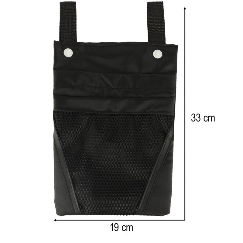 Torba na rower hulajnogę kierownicę telefon sakwa rowerowa czarna - obrazek 11