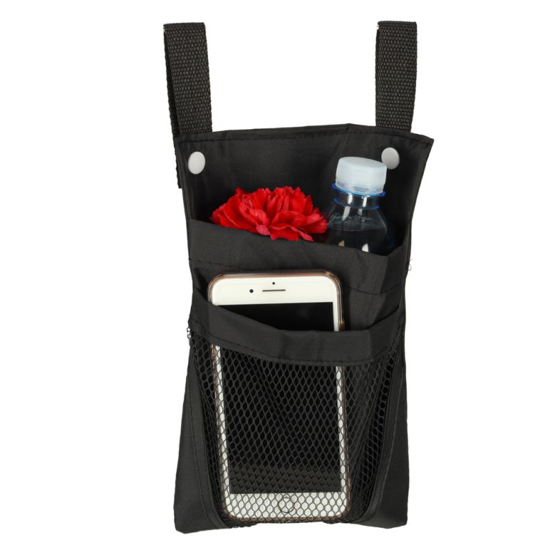 Torba na rower hulajnogę kierownicę telefon sakwa rowerowa czarna - obrazek 8