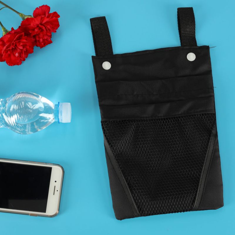 Torba na rower hulajnogę kierownicę telefon sakwa rowerowa czarna - obrazek 9