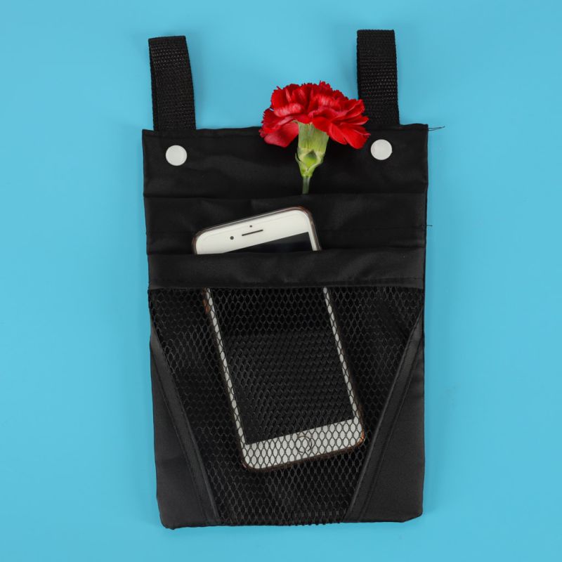 Torba na rower hulajnogę kierownicę telefon sakwa rowerowa czarna - obrazek 10