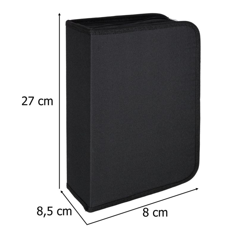 Długopisy żelowe kolorowe w etui 100 sztuk + 100 wkładów - obrazek 15