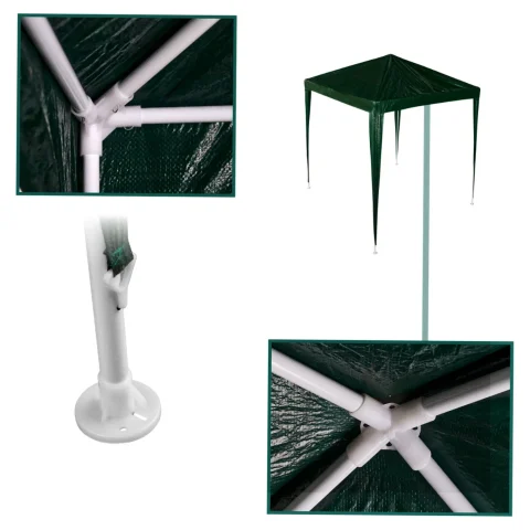 Pawilon ogrodowy namiot imprezowy handlowy altana zielona 2 x 2m