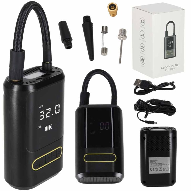 Pompka rowerowa elektryczna samochodowa powerbank USB - obrazek 9