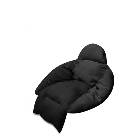 Poduszka LUARO na huśtawkę wiszącą bocianie gniazdo XXL czarna