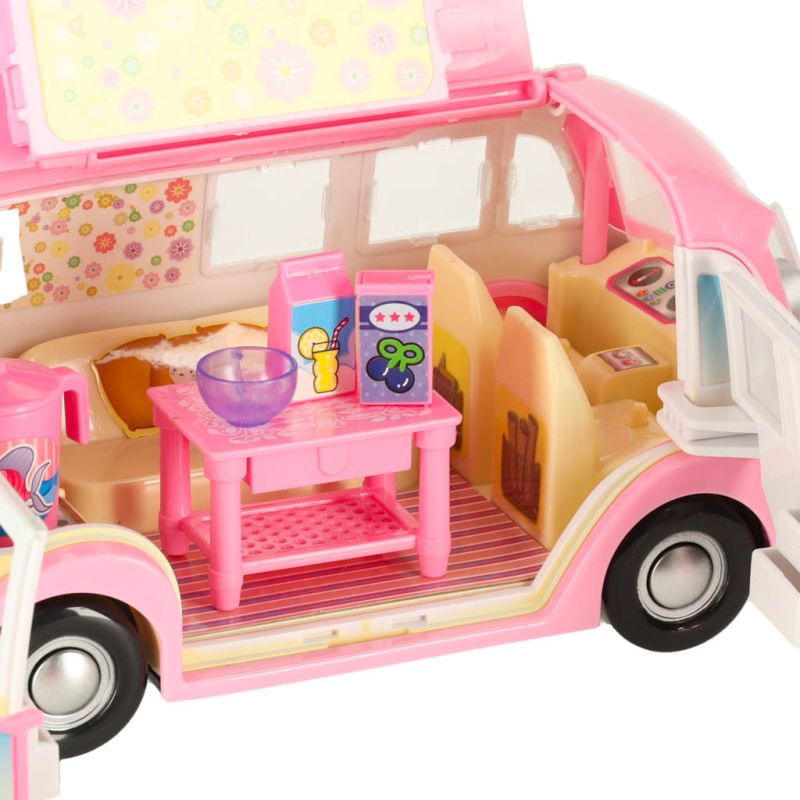 Samochód lodziarnia sklep z lodami kamper rozkładany stolik krzesła 30 elementów - obrazek 11