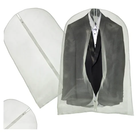 Pokrowiec na ubrania garnitur odzież przezroczysty 60 x 80 cm