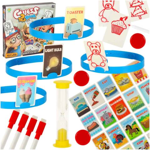 Gra rodzinna towarzyska dla dzieci Zgadnij kim jestem? Rysowanie