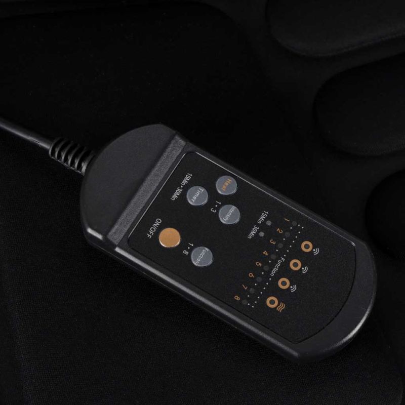 Masażer do pleców mata masująca grzewcza do masażu na fotel do samochodu - obrazek 4