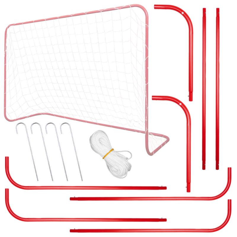 Bramka piłkarska do piłki nożnej dla dzieci treningowa 183 x 122 x 61 cm - obrazek 5