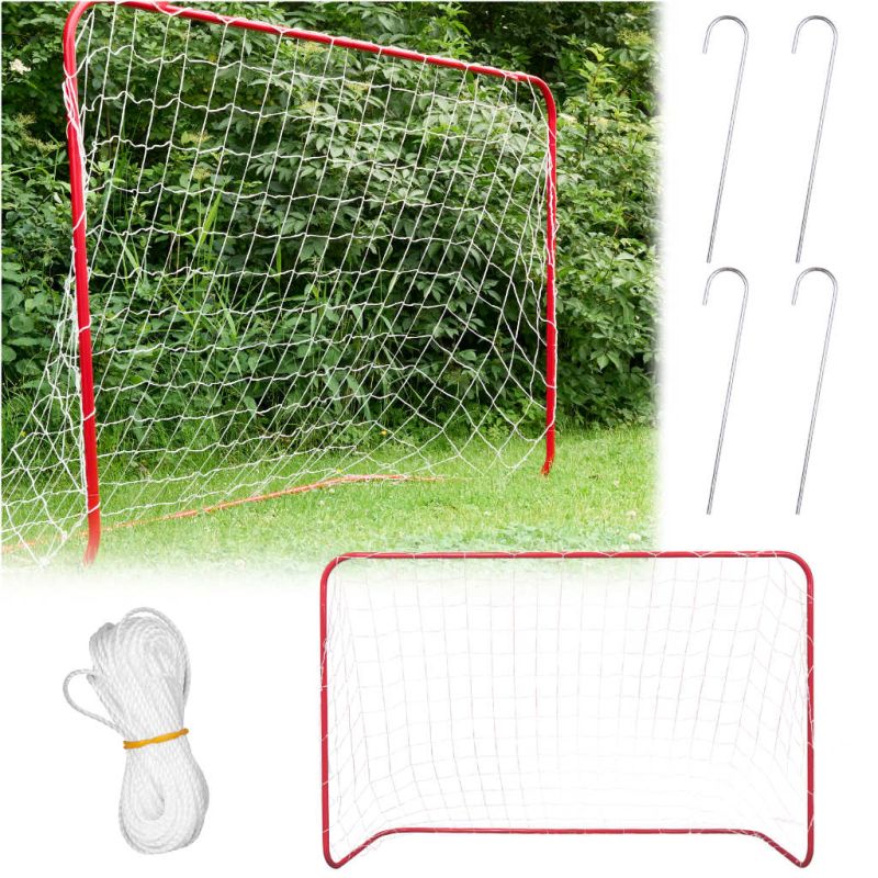 Bramka piłkarska do piłki nożnej dla dzieci treningowa 183 x 122 x 61 cm - obrazek 8