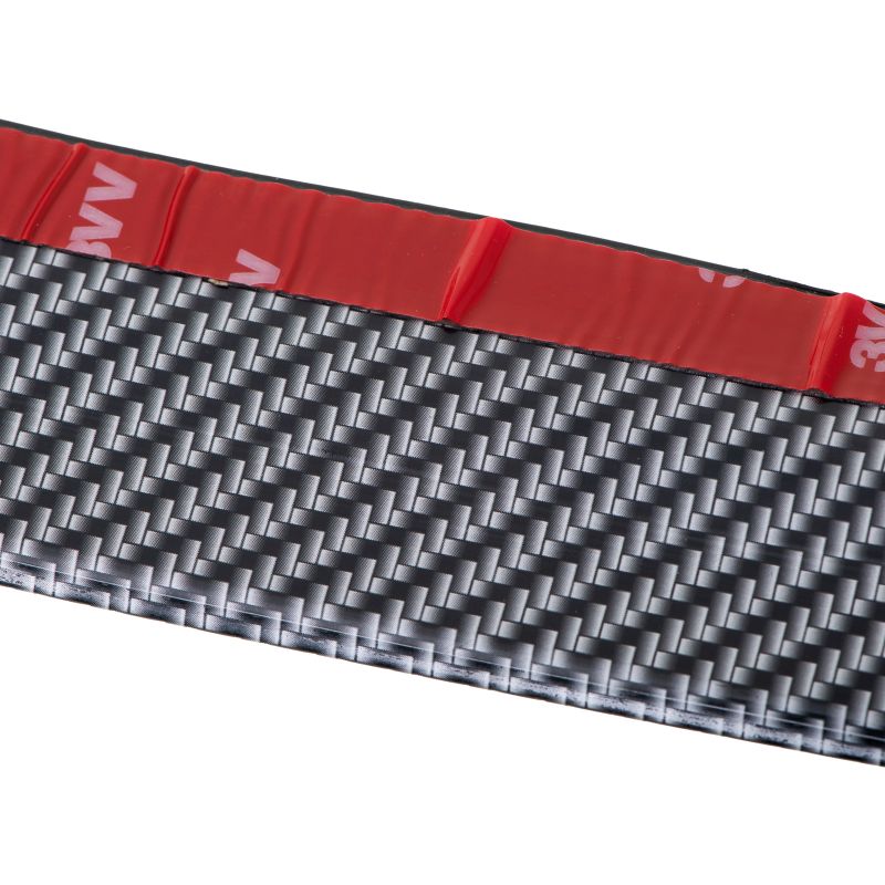 Dokładka zderzaka osłona uniwersalna spoiler carbon 2,5m czarna - obrazek 3