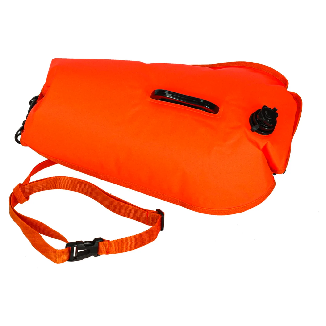 Bojka do pływania boja asekuracyjna ratunkowa pływacka sucha kieszeń gwizdek 28l