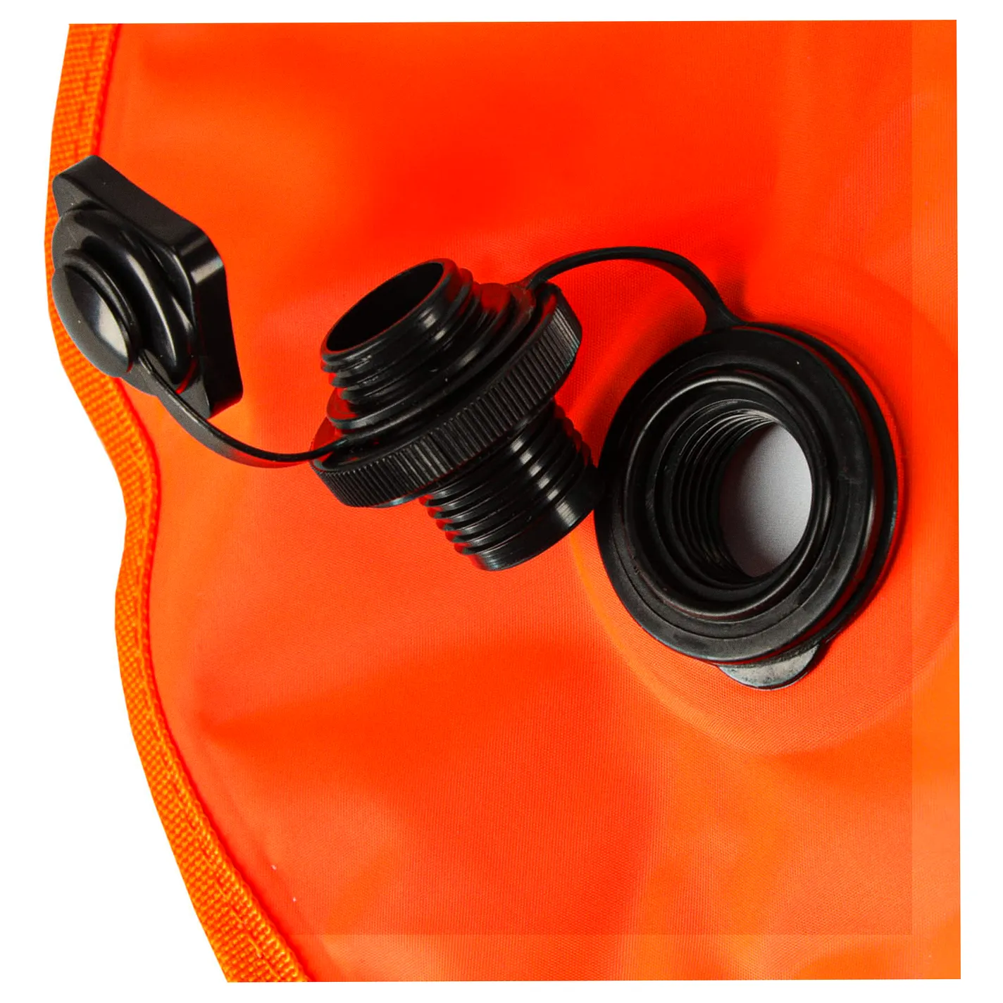 Bojka do pływania boja asekuracyjna ratunkowa pływacka sucha kieszeń gwizdek 28l - obrazek 10