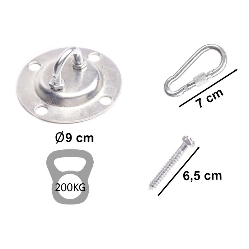 Zestaw do montażu huśtawki fotela wiszącego gniazda 200kg - obrazek 4