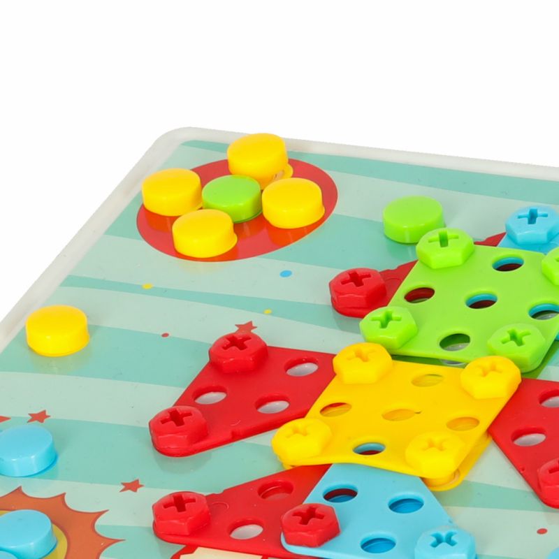 Wkrętarka wiertarka śrubki klocki konstrukcyjne zestaw majsterkowicza walizka 261 elementów - obrazek 6