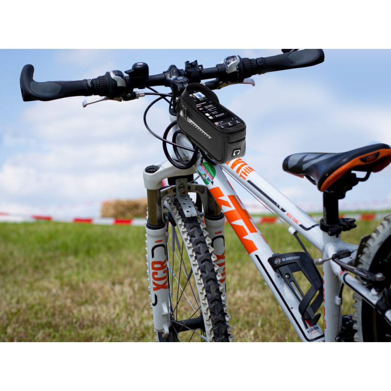 Torba rowerowa sakwa wodoodporna uchwyt na telefon - obrazek 12